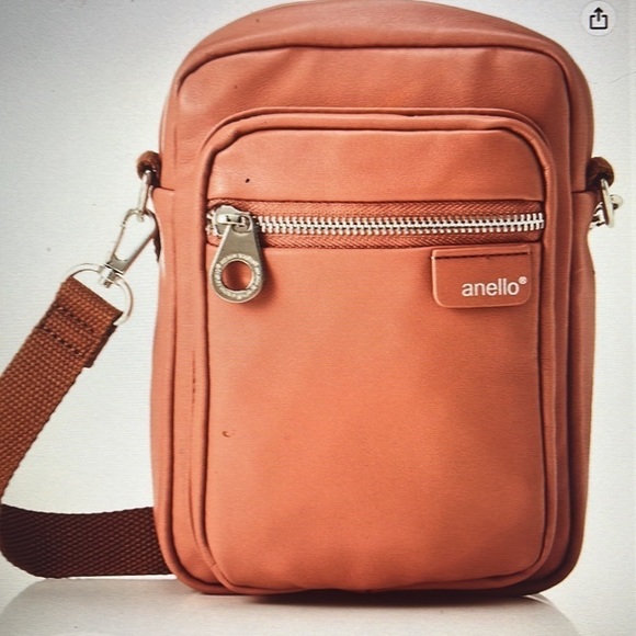 NWT Anello Mini Shoulder Bag,Water Repellant, Crossbody Design, Dark Pink, Small - Picture 1 of 9